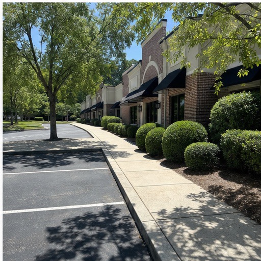 Six-stage commercial grounds maintenance visit, step 6